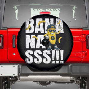 Banana Lovers Spare Tire Cover Funny Bananas Vintage Style TS10 Black Print Your Wear
