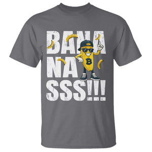 Banana Lovers T Shirt Funny Bananas Vintage Style TS10 Charcoal Print Your Wear