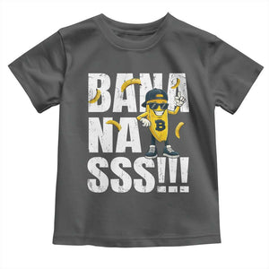 Banana Lovers Toddler T Shirt Funny Bananas Vintage Style TS10 Dark Heather Print Your Wear