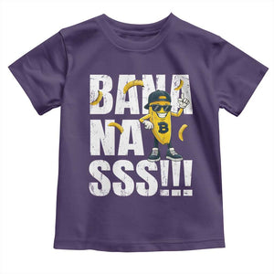 Banana Lovers Toddler T Shirt Funny Bananas Vintage Style TS10 Purple Print Your Wear