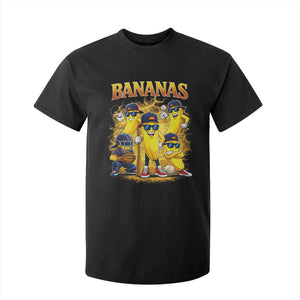Funny Bananas T Shirt For Kid Lets Go Banana Cute Banana Lovers Bootleg TS10 Black Print Your Wear
