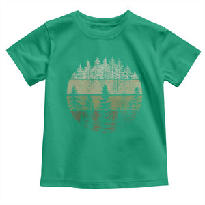 Retro Forest Trees Outdoors Nature Toddler T Shirt Vintage Wildlife TS10 Irish Green Print Your Wear