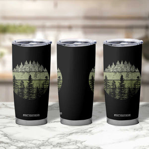 Retro Forest Trees Outdoors Nature Tumbler Cup Vintage Wildlife TS10 Print Your Wear