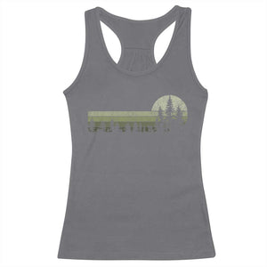 Trees Wildlife Nature Vintage Forest Racerback Tank Top TS10 Charcoal Print Your Wear
