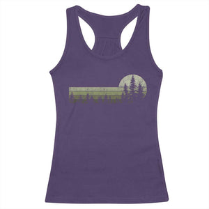 Trees Wildlife Nature Vintage Forest Racerback Tank Top TS10 Purple Print Your Wear