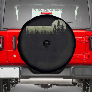 Trees Wildlife Nature Vintage Forest Spare Tire Cover TS10 Black Print Your Wear