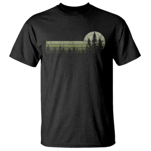 Trees Wildlife Nature Vintage Forest T Shirt TS10 Black Print Your Wear