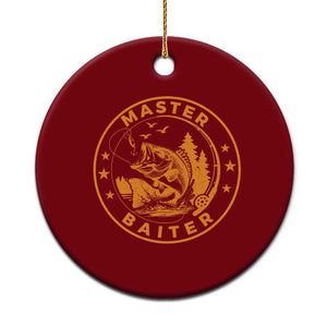 Master Baiter Ceramic Ornament Retro Bass Fishing Funny Fisher Fish Fisherman TS10 1pc Red Print Your Wear