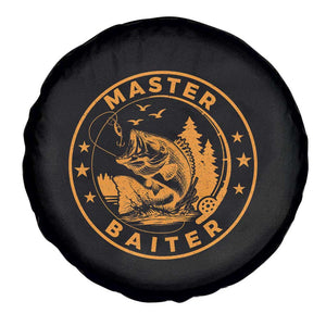 Master Baiter Spare Tire Cover Retro Bass Fishing Funny Fisher Fish Fisherman TS10 Print Your Wear