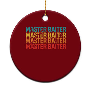 Master Baiter Ceramic Ornament Retro Bass Fishing Funny Fish Fisherman TS10 1pc Red Print Your Wear