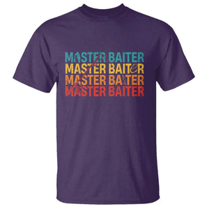 Master Baiter T Shirt Retro Bass Fishing Funny Fish Fisherman TS10 Purple Print Your Wear