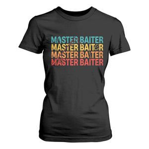 Master Baiter T Shirt For Women Retro Bass Fishing Funny Fish Fisherman TS10 Black Print Your Wear