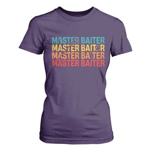 Master Baiter T Shirt For Women Retro Bass Fishing Funny Fish Fisherman TS10 Purple Print Your Wear