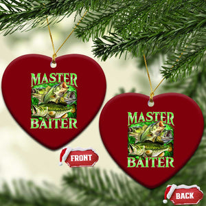 Master Baiter Ceramic Ornament Funny Bass Fishing Fisher Bootleg Graphic TS10 Print Your Wear