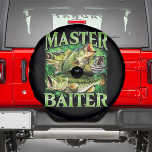 Master Baiter Spare Tire Cover Funny Bass Fishing Fisher Bootleg Graphic TS10 Black Print Your Wear