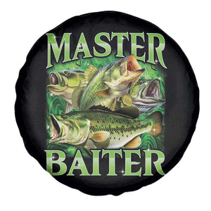 Master Baiter Spare Tire Cover Funny Bass Fishing Fisher Bootleg Graphic TS10 Print Your Wear
