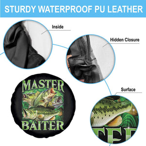 Master Baiter Spare Tire Cover Funny Bass Fishing Fisher Bootleg Graphic TS10 Print Your Wear