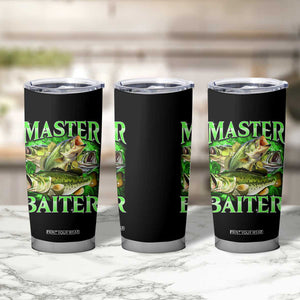 Master Baiter Tumbler Cup Funny Bass Fishing Fisher Bootleg Graphic TS10 Print Your Wear