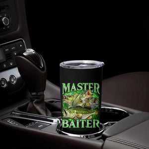 Master Baiter Tumbler Cup Funny Bass Fishing Fisher Bootleg Graphic TS10 Print Your Wear