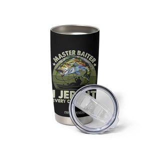 Retro Master Baiter Tumbler Cup Funny Bass Fishing Fisher TS10 Print Your Wear