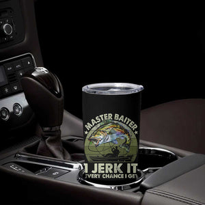 Retro Master Baiter Tumbler Cup Funny Bass Fishing Fisher TS10 Print Your Wear