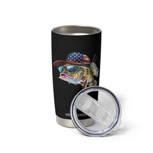 Funny Fishing American Flag Tumbler Cup Patriotic Fisherman Family Gift TS10 Print Your Wear