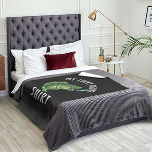 Lucky Fishing Throw Blanket Funny Fisherman Fish Lovers TS10 Print Your Wear