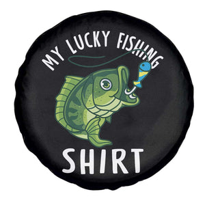Lucky Fishing Spare Tire Cover Funny Fisherman Fish Lovers TS10 Print Your Wear