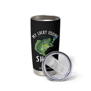 Lucky Fishing Tumbler Cup Funny Fisherman Fish Lovers TS10 Print Your Wear