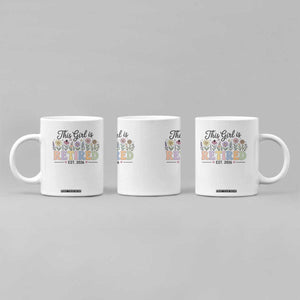 Retirement Gift For Her Coffee Mug This Girl Is Retired 2026 Floral Grandma Mom Teacher Coworker TS10 Print Your Wear