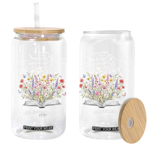 Officially Retired Glass Can Floral Teacher Retirement Coworker Gift Let The Fun Begin TS10 Print Your Wear