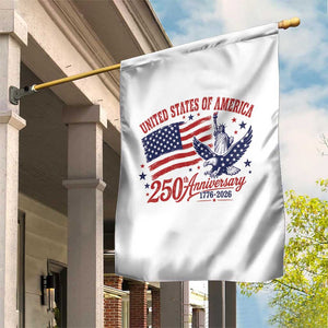 USA 250th Anniversary Garden Flag Land Of The Free USA Patriotic 1776 2026 Statue Of Liberty Eagle Flag TS10 Print Your Wear