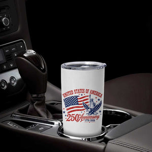 USA 250th Anniversary Tumbler Cup Land Of The Free USA Patriotic 1776 2026 Statue Of Liberty Eagle Flag TS10 Print Your Wear