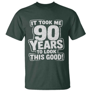 Funny 90th Birthday T Shirt It Took Me 90 Years To Look This Good Vintage Retro
