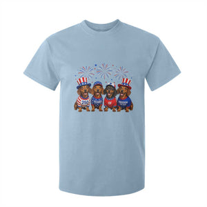 Vintage Patriotic Dachshund 250 Anniversary USA T Shirt For Kid Freedom 250 Years Weiner Dog Lovers Dad Mom