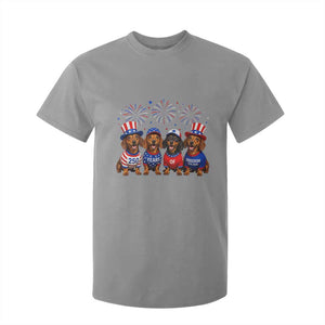 Vintage Patriotic Dachshund 250 Anniversary USA T Shirt For Kid Freedom 250 Years Weiner Dog Lovers Dad Mom