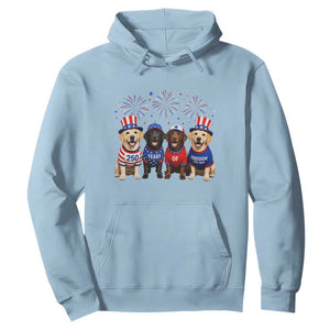 Labrador Retriever Americas 250th Anniversary Hoodie 4th July US 250 Years Of Freedom Dog Lovers 1776 2026