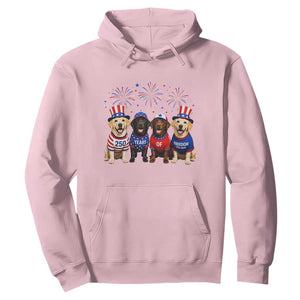 Labrador Retriever Americas 250th Anniversary Hoodie 4th July US 250 Years Of Freedom Dog Lovers 1776 2026