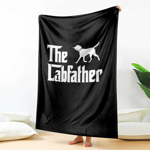 Funny Labrador Dad Throw Blanket The Lab Father Fathers Day Gifts For Dog Lovers Dad