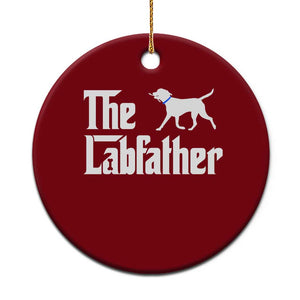 Funny Labrador Dad Ceramic Ornament The Lab Father Fathers Day Gifts For Dog Lovers Dad