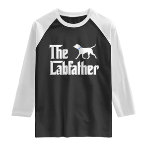 Funny Labrador Dad Raglan Shirt The Lab Father Fathers Day Gifts For Dog Lovers Dad