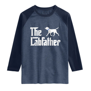Funny Labrador Dad Raglan Shirt The Lab Father Fathers Day Gifts For Dog Lovers Dad