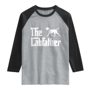 Funny Labrador Dad Raglan Shirt The Lab Father Fathers Day Gifts For Dog Lovers Dad