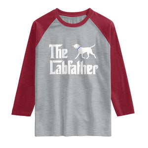 Funny Labrador Dad Raglan Shirt The Lab Father Fathers Day Gifts For Dog Lovers Dad