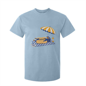 Funny Sausage Dog T Shirt For Kid Retro Summer Hot Dog Graphic Dachshund Dog Lover Gift