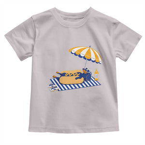 Funny Sausage Dog Toddler T Shirt Retro Summer Hot Dog Graphic Dachshund Dog Lover Gift