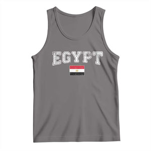 Vintage Egypt Tank Top Distressed Flag Patriotic Football Fan Pride Gift for Egyptians TS10 Deep Heather Print Your Wear