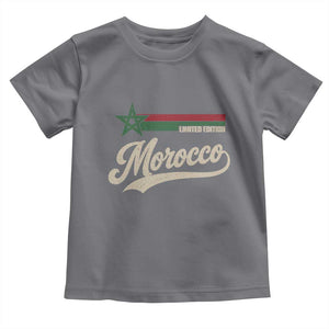 Morocco Toddler T Shirt Limited Edition Vintage Moroccan Pride Retro TS10 Charcoal Print Your Wear