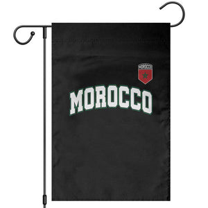 Morocco Moroccan Flag Vintage Pride Garden Flag TS10 Black Print Your Wear