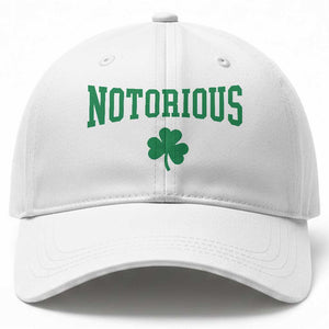 Irish Pride Boxing Fighting Notorious Baseball Cap Retro Shamrock Varsity Irish Lucky Clover Graphic TS10 Print Your Wear